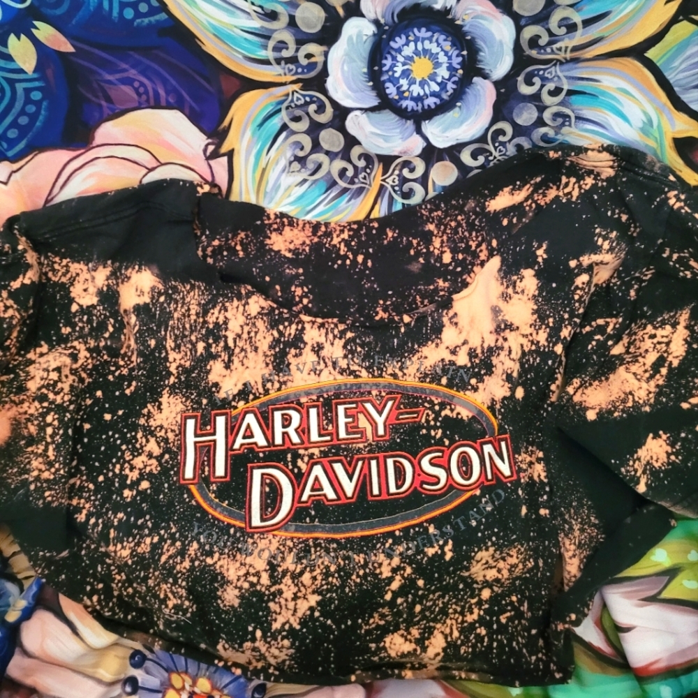 Harley Davidson crop top T-shirt